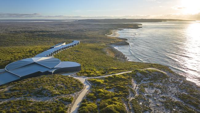 The spectacular outlook of Southern Ocean Lodge, Kangaroo Island. Picture: George Apostolidis