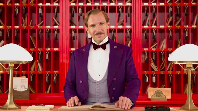 Ralph Fiennes in a scene from The Grand Budapest Hotel