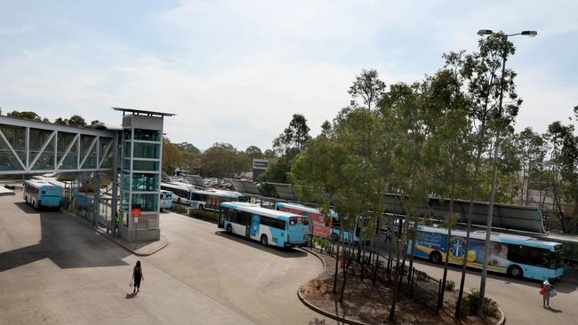 Mt Druitt bus interchange. Picture: Angelo Velardo