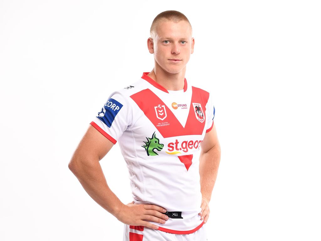 Tyran Wishart was in Dragons colours in 2020. Picture: NRL Photos