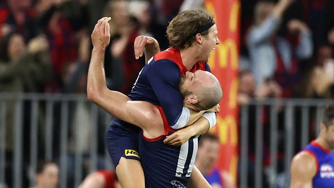 Gawn and Ed Langdon after the siren. Photo by Michael Klein