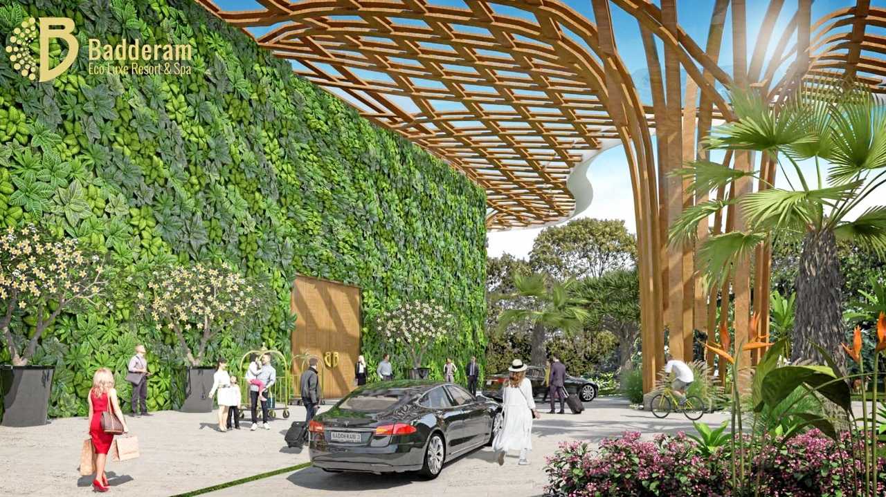 REFUSED: Council officers have refused the Badderam Eco Luxe Resort and Spa development. Artist impression of the proposed porte cochere area. Picture: Sunshine Coast Council