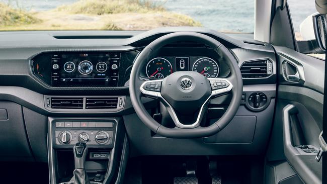 The T-Cross’ interior is a step up from the others. Shot by Thomas Wielecki.