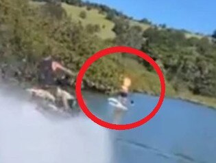 ‘Unsafe’ jet ski prank on river slammed