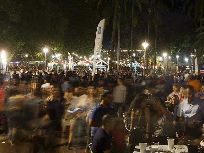 The Night Noodle Markets have never returned after the 2022 damage. Photos: Chris McKeen