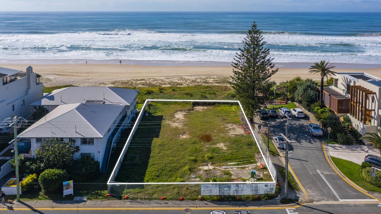 $17.5m piece of land at 141 Hedges Ave, Mermaid Beach.