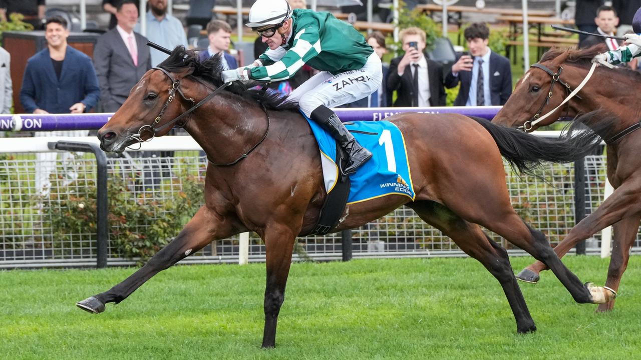 Exciting colt Growing Empire is one of 13 acceptors for Friday night’s Group 1 Manikato Stakes at The Valley. Picture: Racing Photos