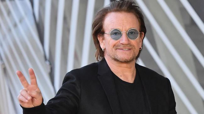 Bono and the rest of U2 are set to make millions from the Joshua Tree tour. Picture: Emmanuel Dunand/AFP