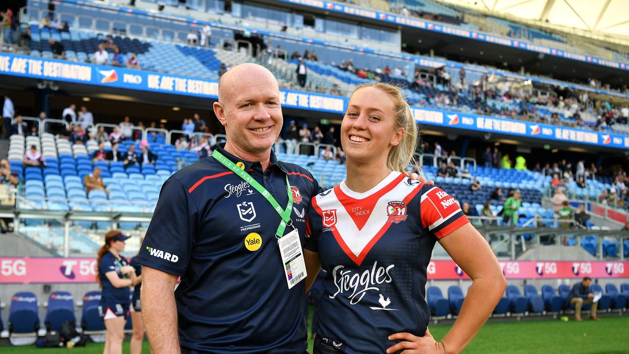 Roosters coach John Strange was impressed with what he saw at the combine. Picture: NRL Photos