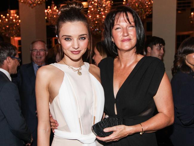 Miranda Kerr with her mother Therese Kerr.