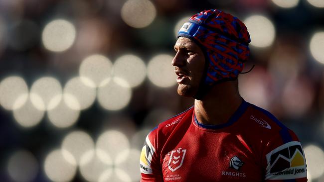 Kalyn Ponga looks on. (Photo by Matt King/Getty Images)