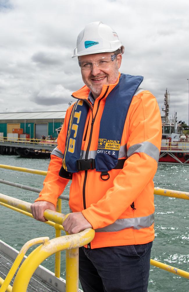 GeelongPort CEO Brett Winter. Picture: Brad Fleet