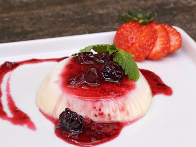 Panna cotta.