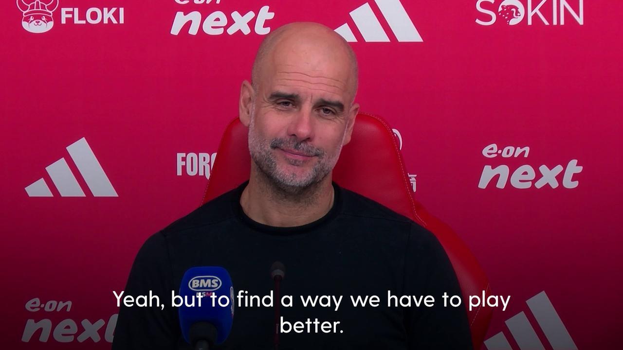 Man City 'have to play better'  to qualify for the Champions League, says Guardiola