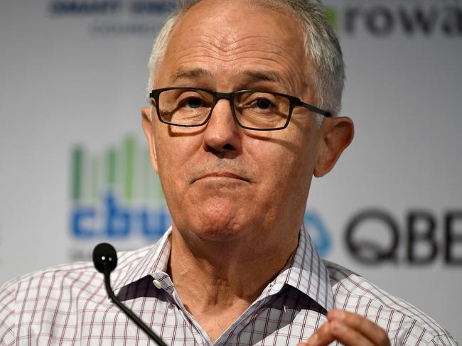 Former prime minister Malcolm Turnbull says it’s “nuts” for the Morrison government to consider backing coal-fired power. Picture: AAP