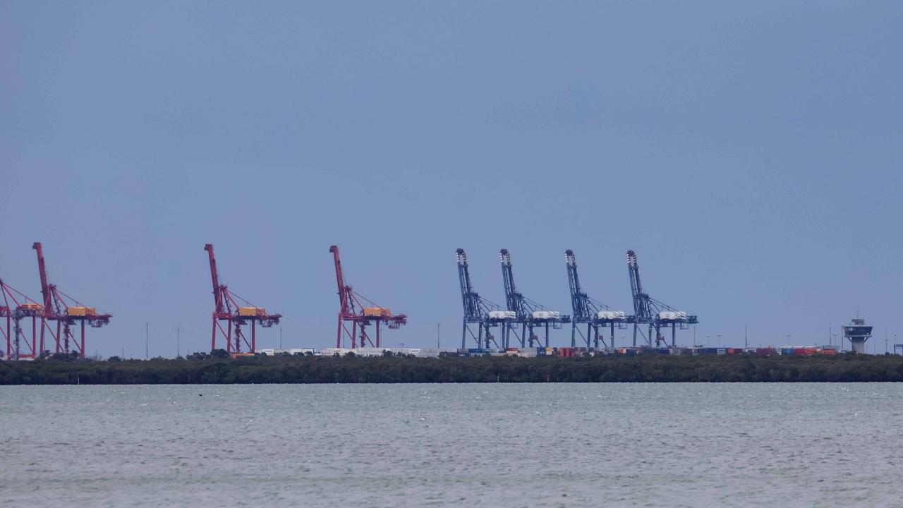 The Port of Brisbane. Picture: Tertius Pickard