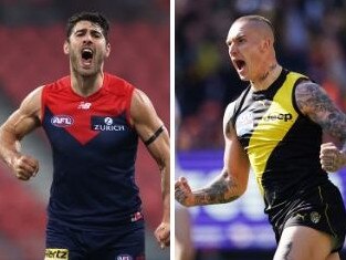 Christian Petracca and Dustin Martin