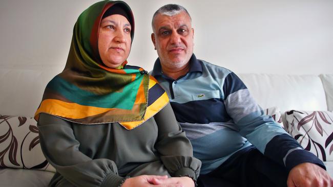 Sydney migrant couple Esan Arif and Kamal Khalaf are seeking answers over the death of their baby after a difficult birth at scandal-hit Bankstown Lidcombe Hospital in 2005. Picture: Phil Rogers