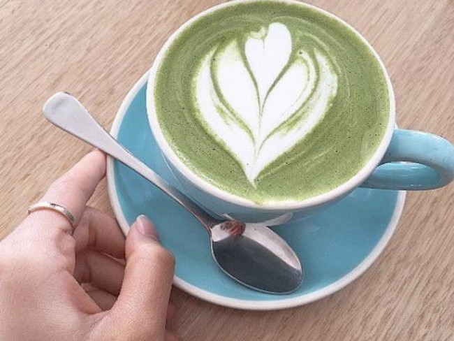 The matcha latte at Long Story Short Cafe in Port Melbourne is picture (and hipster) perfect.