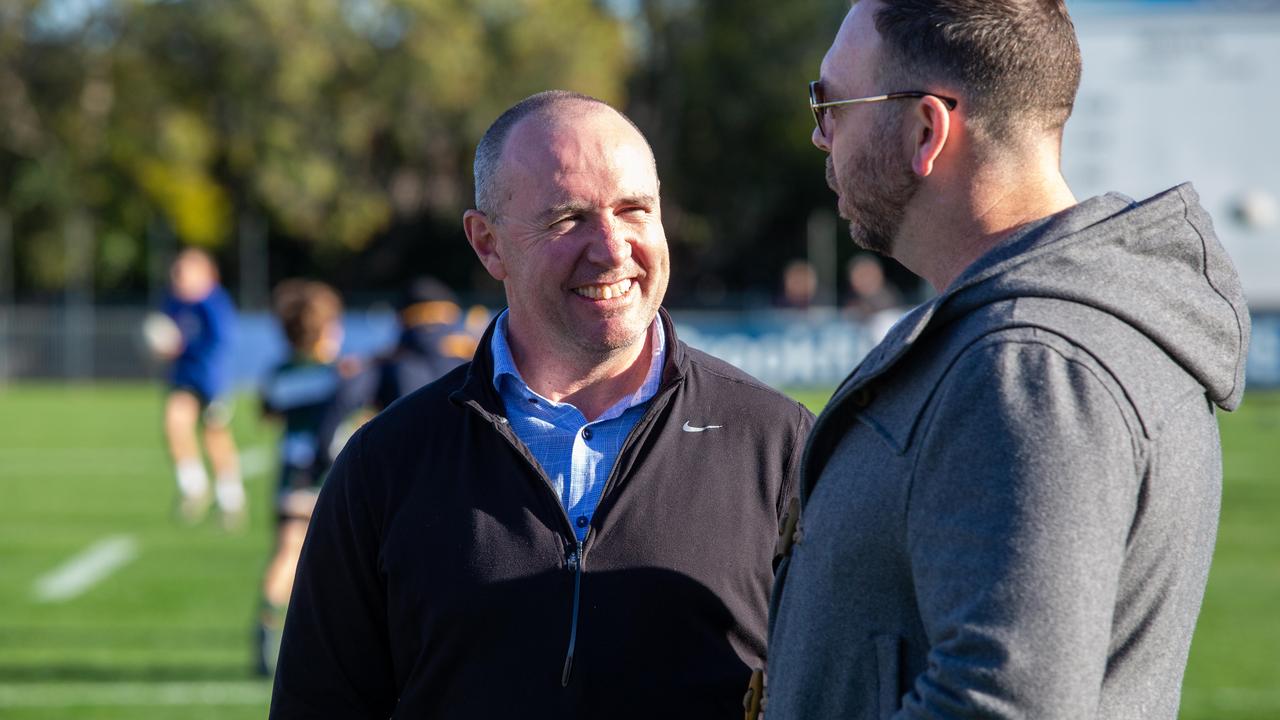 1999 Eastwood Players at TG Millner Sportsground in Eastwood, NSW. Saturday 13th July 2019. The club held a “Back to Eastwood Day” with players from the 1969 and 1999 teams present. (AAP IMAGE/Jordan Shields)