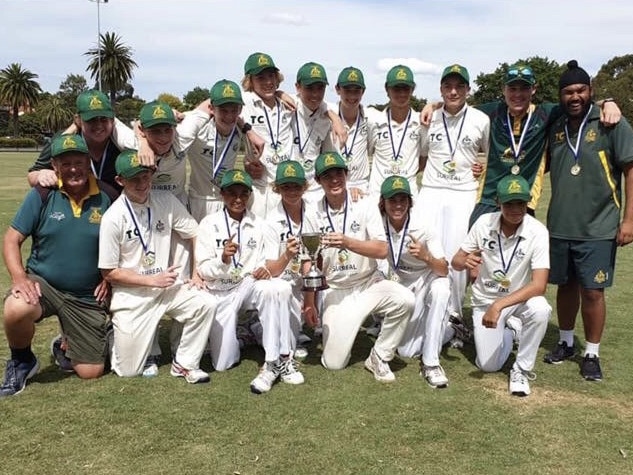 Bayswater celebrates its VSDCA Craig Shield title. Picture: Supplied