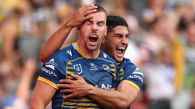 Clinton Gutherson and Dylan Brown and been key players in the Eels’ run. Picture: Cameron Spencer/Getty Images