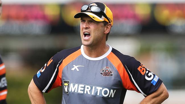 Michael Potter succeeded Tim Sheens as coach at Wests Tigers in 2013. Picture: Phil Hillyard