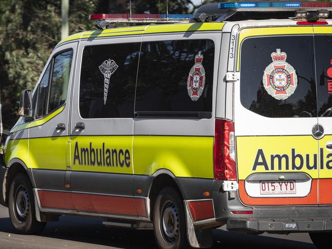 Generic ambulance, QAS, Queensland Ambulance Service, emergency services, Thursday, August 29, 2024. Picture: Kevin Farmer