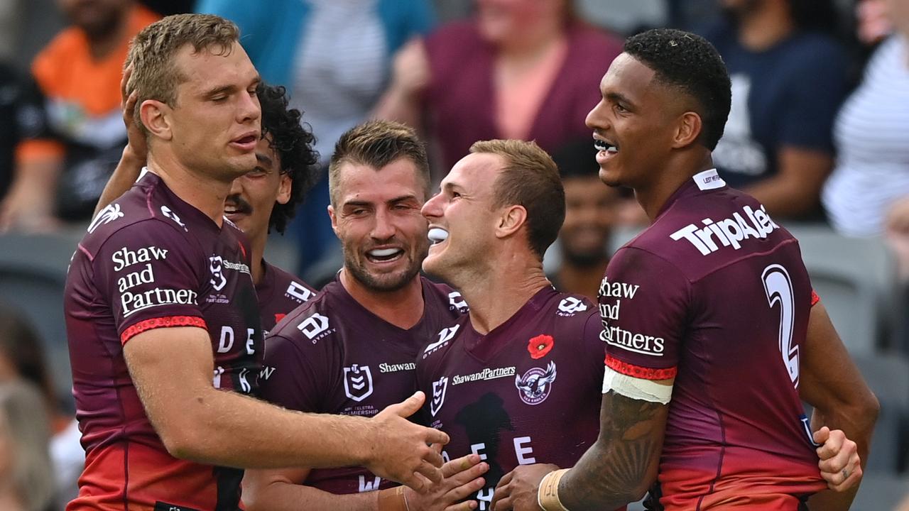 Tom Trbojevic was once again the star of the show for Manly