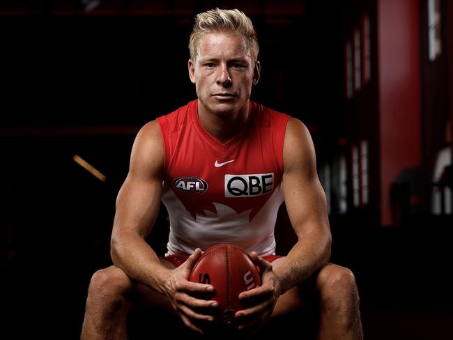 Isaac Heeney is read to step up for Sydney’s 2023 finals campaign. Picture: Phil Hillyard