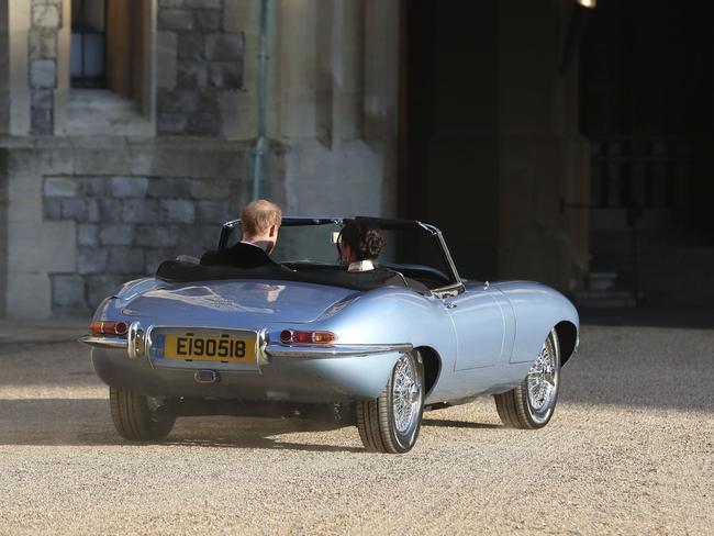 The car led to plenty of James Bond comparisons. Picture: Steve Parsons/PA via AP.