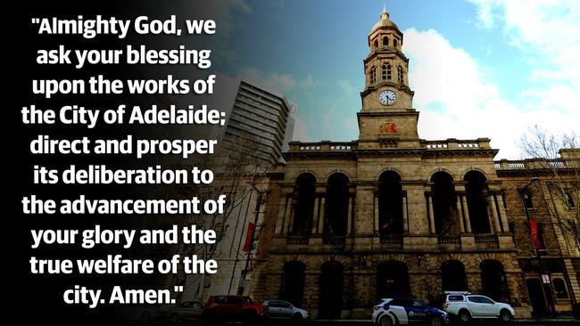 Adelaide City Council is facing a push to replace the civic prayer it has traditionally used to open its meetings.