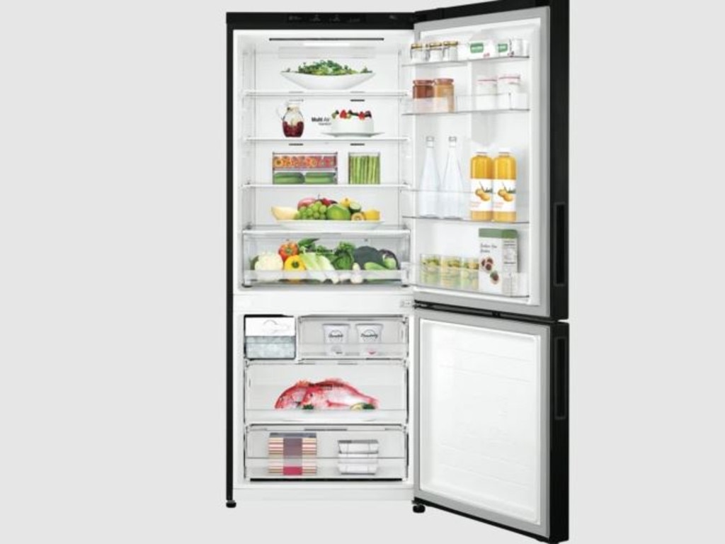 LG 420L Bottom Mount Refrigerator. Picture: The Good Guys