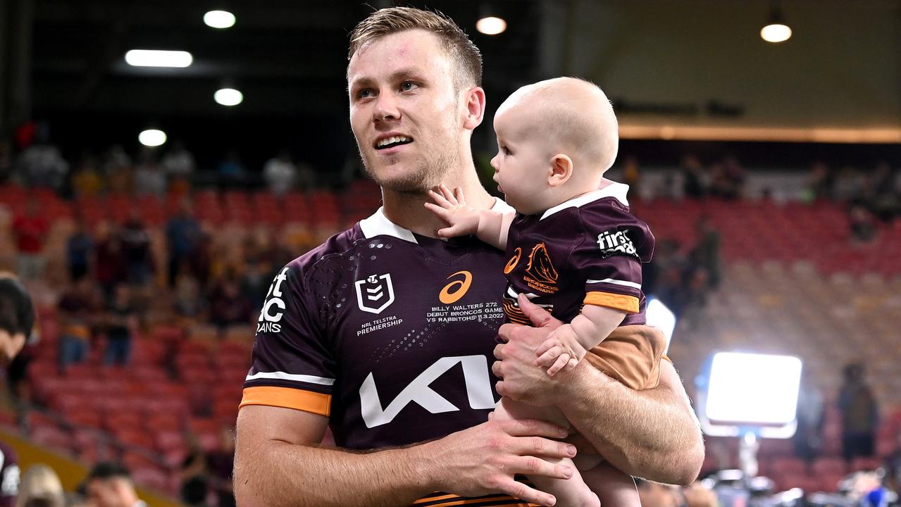 Billy Walters made his Broncos debut in round 1. (Photo by Bradley Kanaris/Getty Images)