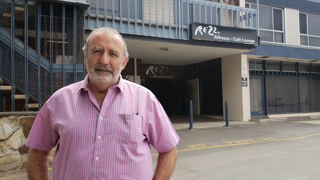 Rezz Hotel owner Fred Hamood outside the hotel at Paradise. Picture: Colin James