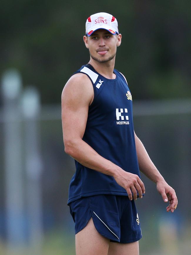 Tom Howard played basketball for the Townsville Crocs and is used to train with the Gold Coast Suns. Picture: NIGEL HALLETT