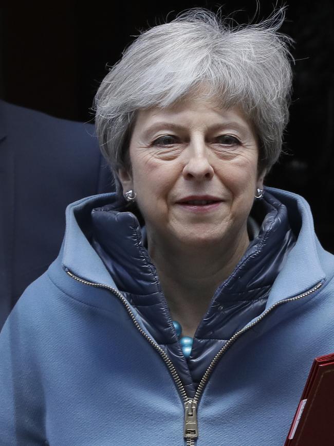 Britain's Prime Minister Theresa May has provided a shameful lack of leadership in the past few years. Picture: AP/Kirsty Wigglesworth