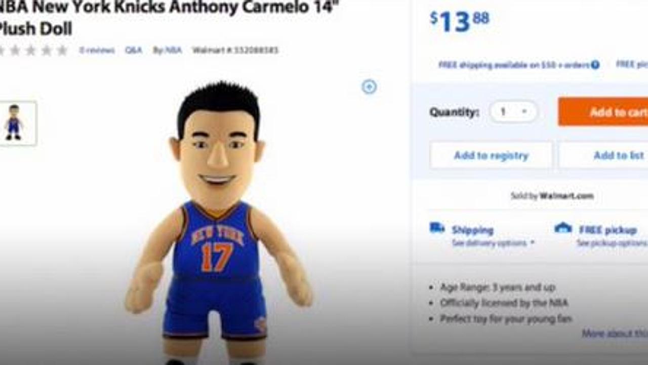 NBA Jammed: Walmart screws up Carmelo doll