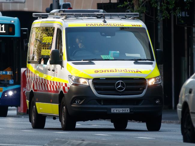 SYDNEY, AUSTRALIA - NewsWire Photos September 17, 2024: Emergency service general vision .NSW Ambulance bus Picture: NewsWire / Nikki Short