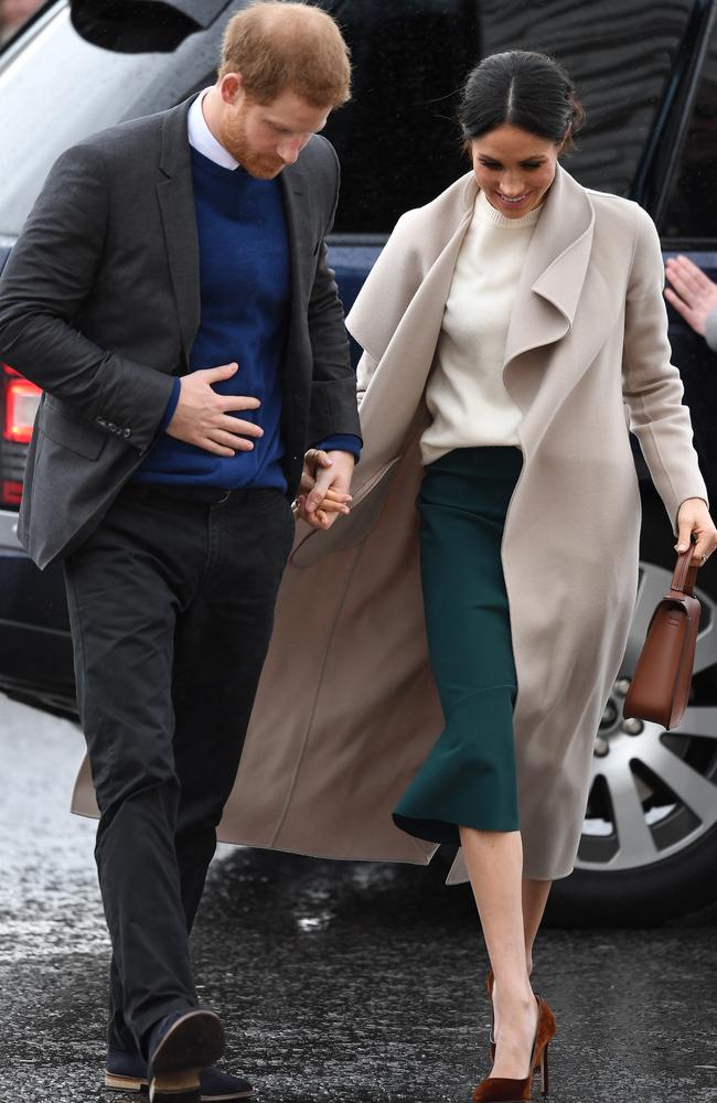 Prince Harry and Meghan Markle visited Belfast in Northern Ireland last week. Picture: MEGA TheMegaAgency.com
