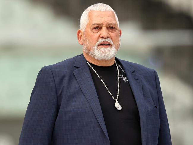 Mick Gatto at the state memorial service for Shane Warne. Picture: Getty