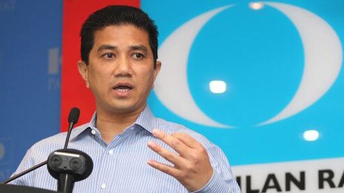 Malaysian Finance Minister Azmin Ali.