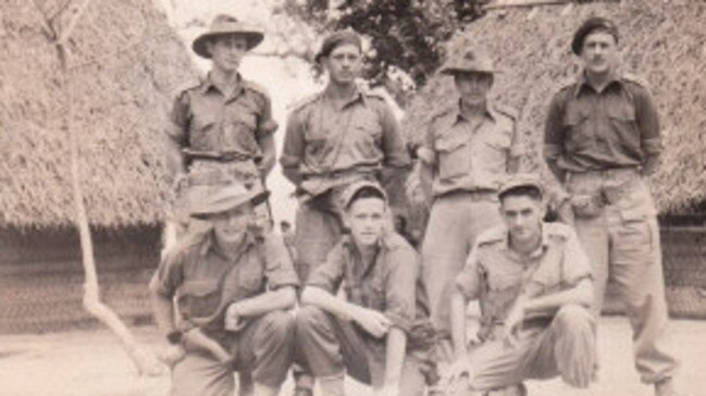 War-time picture of the Coastwatchers, supplied by author James Burrowes.