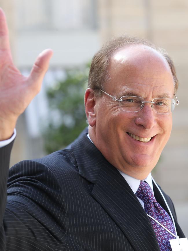 Chairman and CEO of BlackRock, Larry Fink. Picture: AFP