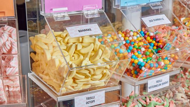 The pick and mix at Tom’s Candy.