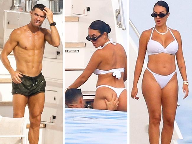 Ronaldo gets handsy in steamy scenes