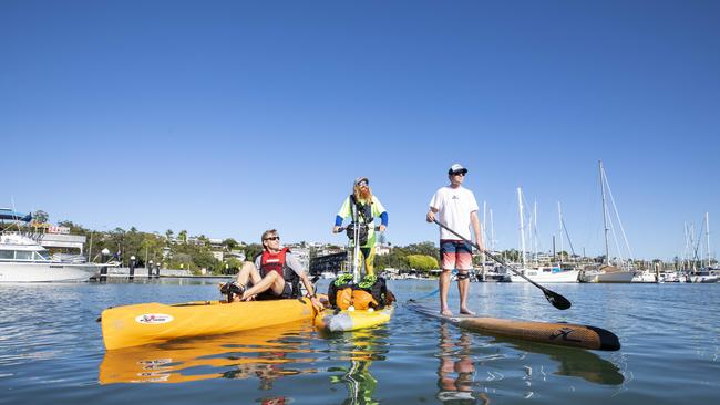 Wynnum is a lovely spot for water sports.