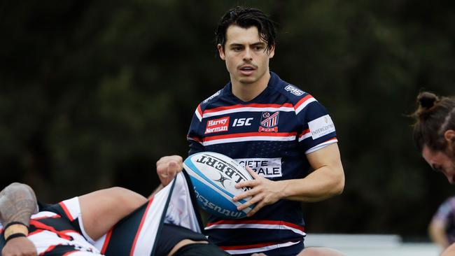 Eastern Suburbs rugby player and street label owner Jack Grant. Picture: Karen Watson