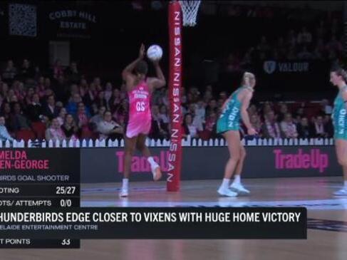 Thunderbirds hunt down Vixens in Adelaide