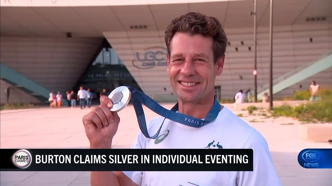 Chris Burton wins eventing silver medal